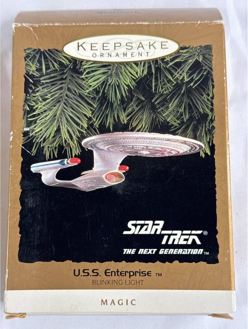STAR TREK NEXT GENERATION ENTERPRISE HALLMARK KEEPSAKE ORNAMENT